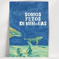 Quadro Decorativo Cultura Afro Brasileira - Somos Feitos de Memorias  - Em MDF - Já com Fita Adesiva