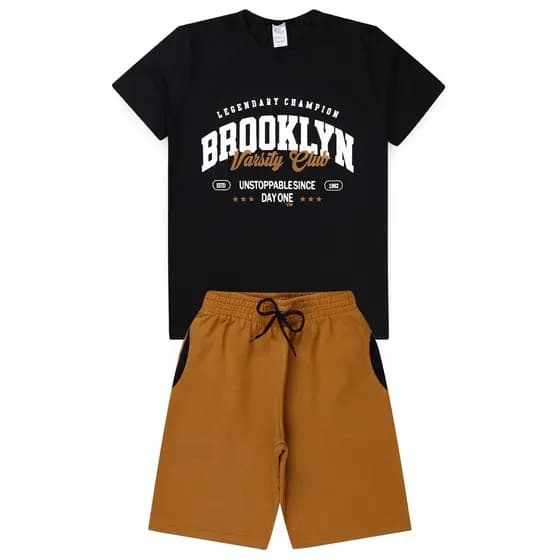 Conjunto Juvenil Verão Masculino Brooklyn Club