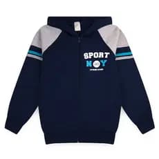 Jaqueta Moletom Juvenil Menino c/ Capuz e Zíper Sport NY