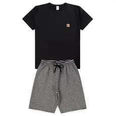 Conjunto Juvenil Verão Masculino Básico Vitrine Madri