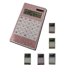 Calculadora Com Strass  Ideal Para Usar No Seu Trabalho