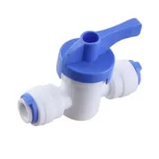 Valvula Registro Engate Rápido 3/8 X 3/8 Branca Para Filtro Purificador De Água Soft Everest