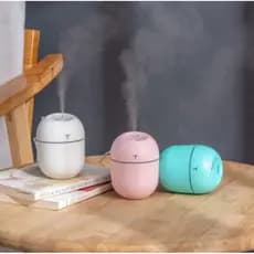 Mini Umidificador Para Carro Quarto Escritório 220ML Difusor Aromatizador Egg Portátil Usb Led Umidificador De Ar
