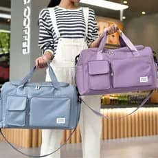 Bolsa De Viagem Sport Com Bolso Impermeável Alça Lateral 30L Capacidade
