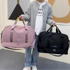 Bolsa Mala Para Viagem Academia De Grande Capacidade De Camada Dupla
