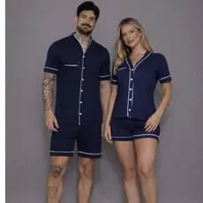 Pijama Americano, Masculino e Feminino, De Algodão, Aberto Botões Para o Dia a Dia, Cirurgico Hospital