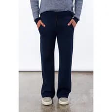 Calça Masculina Tricô Premium Bolsos Frontais Cordão Ajustável Conforto Estilo Casual