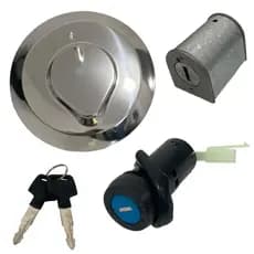 Kit Ignição Conjunto De Travas Honda Fan 125 2009 Até 2013