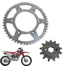 Kit Coroa + Pinhão CRF 230 Tamanho Honda Aço1045
