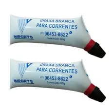 2x Graxa Lubrificante Para Corrente De Transmissão Moto E Bike