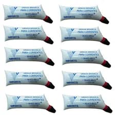 Kit De Graxa Lubrificante Para Corrente De Transmissão Branca 80g