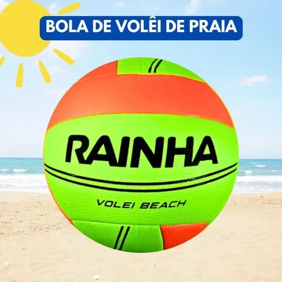 Bola De Vôlei de Praia Beach Volley Rainha Praia Areia Original Diversão Bola Oficial Tamanho 46