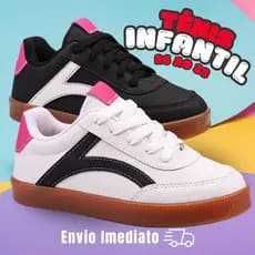 Tênis Infantil de criança 26ao33 Solado antiderrapante criança Lançamento Calce Fácil Envio Rápid