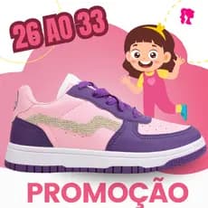 Tênis menina feminino sapato Infantil casual interior costurado (26-33) Antiderrapante Segurança