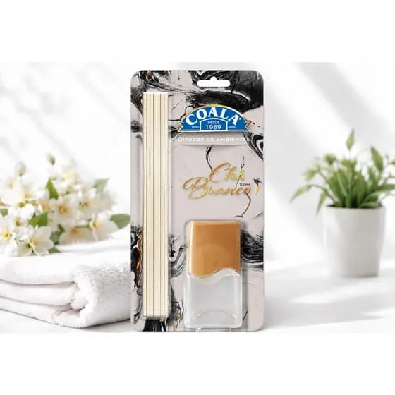 Difusor de Aromas Coala Chá Branco 100ml Aromatizador Premium Casa Perfume Duradouro Luxo