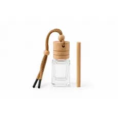 Mini Difusor de Carro Bambu Aromatizador Veicular Fragrância Premium Longa Duração Luxo