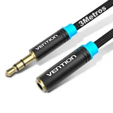 Cabo Extensor Vention P2 Macho X P2 Fêmea 3m 3 Metros C/ Nf