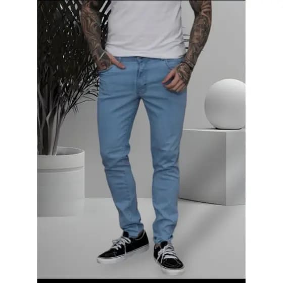 calça jeans masculina com lycra wissam jeans