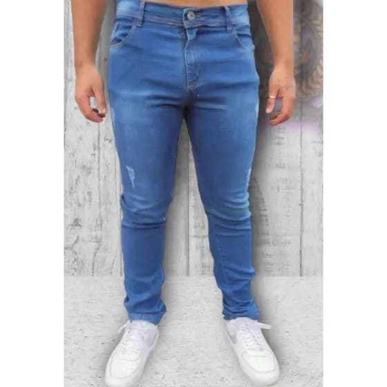 calça jeans masculina com lycra wissam jeans
