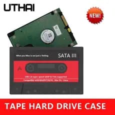 Novo Disco Rígido externo USB 3.0 SATA 5Gbps 2.5 Polegadas HD Exterior Capa Para PC/Notebook Fita Rígida