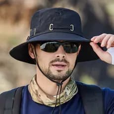 Bonés Masculinos De Malha Respirável Chapéus Para O Exterior Femininos De Balde A Pesca Proteção Solar Lazer