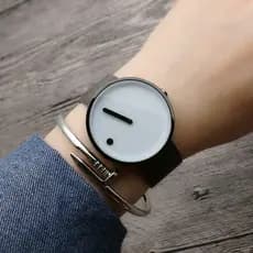 Relógio De Negócios Masculino Pulseira Quartzo Personalizado Simples Lazer Esportes Reloj CQ191