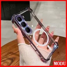 Capa Para INFINIX Quente 60 PRO plus 60i Caso De Telefone 2025 À Prova De Choque Novo softCase Magnético Quatro Cantos