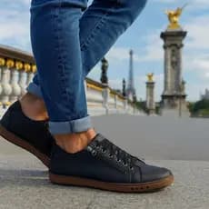 Sapatenis Casual Masculino Sola Escura Sapato esportivo tênis confortável para trabalho festas