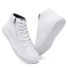 Botinha Casual Masculina  Bota Casual Estilosa Solado Super Macio e Antiderrapante Tênis Dia a Dia