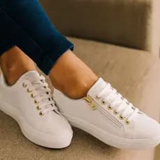 Tênis Feminino sapatênis Casual Elegante Calçado Leve Confortável Ideal para Festas e Uso Diário
