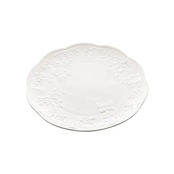 Prato Sobremesa de Porcelana New Bone Butterfly Flower 19cm - Lyor