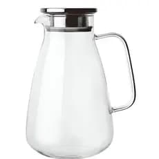 Jarra Twinkle de Vidro Borosilicato com Tampa em Aço Inox 2,2L - Fracalanza
