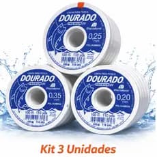 Linha Dourado Kit 3 Unidades