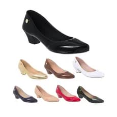 Scarpin Bico Fino Tradicional Feminino Donna Santa