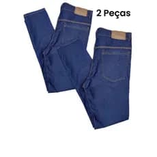 2 CALÇA JEANS DE TRABALHO 98% ALGODÃO E 0,2 ELASTANO