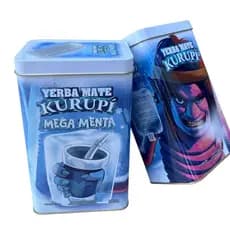 Erva Mate kurupi Mega Menta Lata dispenser