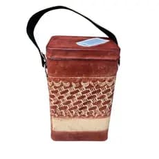 Porta Erva Mate Terere Chimarrão Encapado em Couro