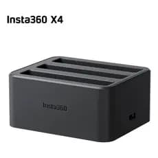 Carregador Triplo Original Fast Charge Hub Para Insta360 X4