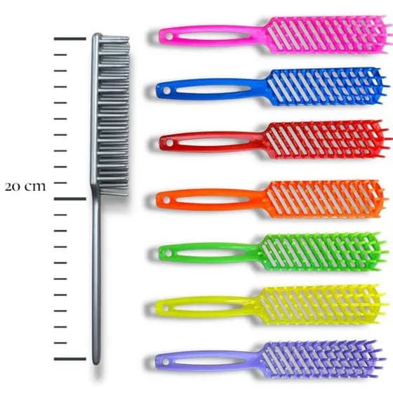 Kits 30, 18 ou 10 Unidades Pentes Escova Reta/ Jacaré / Bom Para Cabeleireiro Escova Pentear Cabelos
