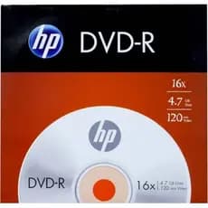 DVD R HP 16X 4.7Gb 120min no Envelope 01 Unidade Individual