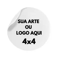 50 Adesivos Personalizados 4x4 Com Seu Logo