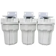 Filtro de Água Triplo 5 Purificador Agua para Baixo de Pia Cerveja Artesanal Bebedouros