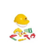 Kit Ferramenta Brinquedo Infantil Capacete Furadeira