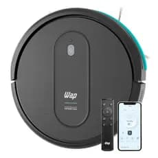 Robô Aspirador WAP Robot W400 C/ Controle Varre Passa Pano