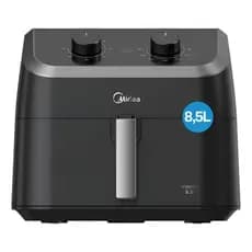 Fritadeira Elétrica Air Fryer Midea FWM85P1 Widemax 8,5L Preta