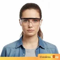 Kit c/ 4 Óculos de Proteção - Sky Clear Delta Plus | EPI Lente Incolor de Policarbonato