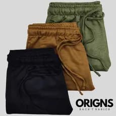 3 Shorts Moletom Masculino Bermuda Academia Treino Calção