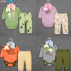 Outono inverno macacão de manga comprida + calças + meias terno de bebê algodão masculino feminino roupas de bebê