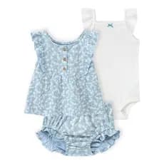 Lucky Baby Kit Roupas Bebê Recém-Nascido Unissex Manga Longa e Curta 100% Algodão Confortável 0–12 Meses