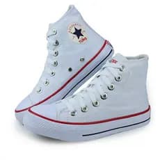 Tênis Masculino Feminino Cano Alto Star Em Lona Super Macio  Casual Conforto